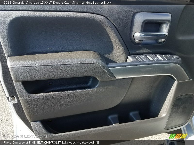 Silver Ice Metallic / Jet Black 2018 Chevrolet Silverado 1500 LT Double Cab