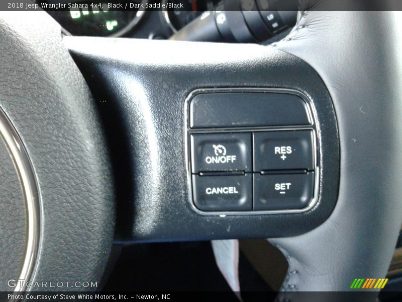 Controls of 2018 Wrangler Sahara 4x4