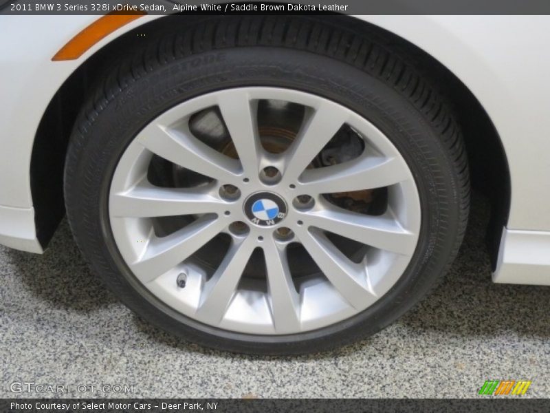 Alpine White / Saddle Brown Dakota Leather 2011 BMW 3 Series 328i xDrive Sedan