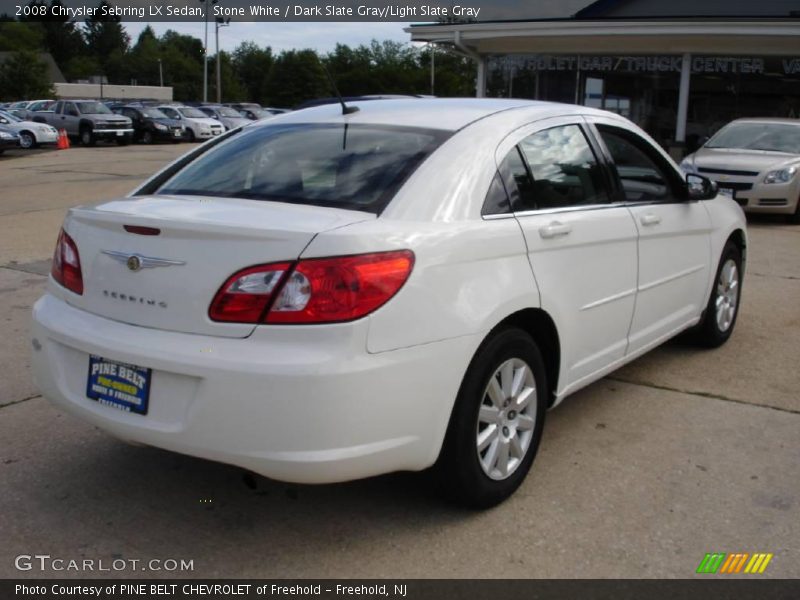 Stone White / Dark Slate Gray/Light Slate Gray 2008 Chrysler Sebring LX Sedan