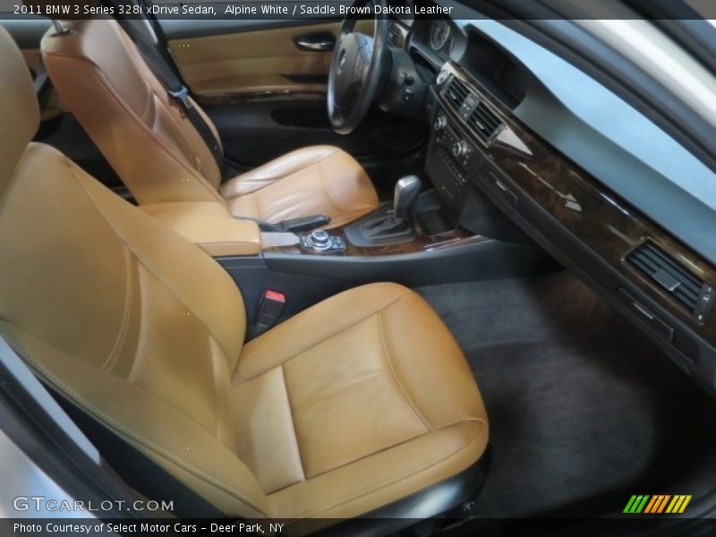 Alpine White / Saddle Brown Dakota Leather 2011 BMW 3 Series 328i xDrive Sedan