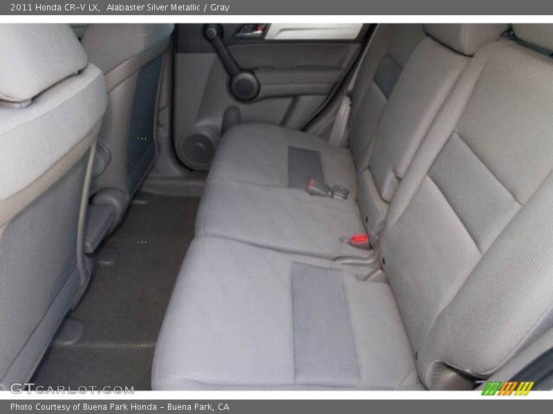 Alabaster Silver Metallic / Gray 2011 Honda CR-V LX