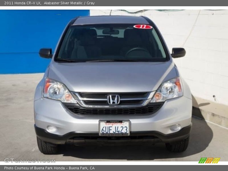 Alabaster Silver Metallic / Gray 2011 Honda CR-V LX