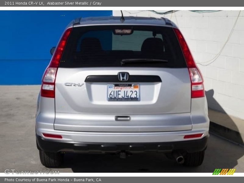 Alabaster Silver Metallic / Gray 2011 Honda CR-V LX