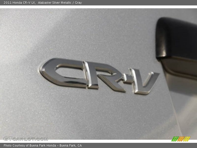 Alabaster Silver Metallic / Gray 2011 Honda CR-V LX