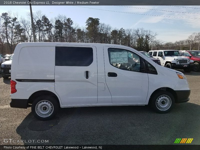 Designer White / Medium Pewter 2018 Chevrolet City Express LS
