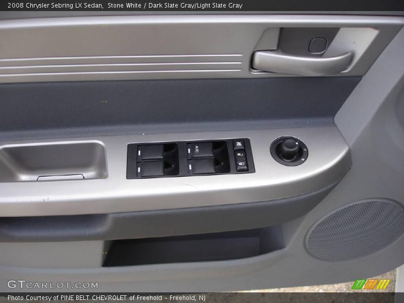 Stone White / Dark Slate Gray/Light Slate Gray 2008 Chrysler Sebring LX Sedan