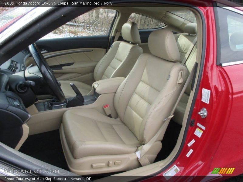 San Marino Red / Ivory 2009 Honda Accord EX-L V6 Coupe