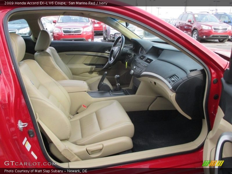 San Marino Red / Ivory 2009 Honda Accord EX-L V6 Coupe