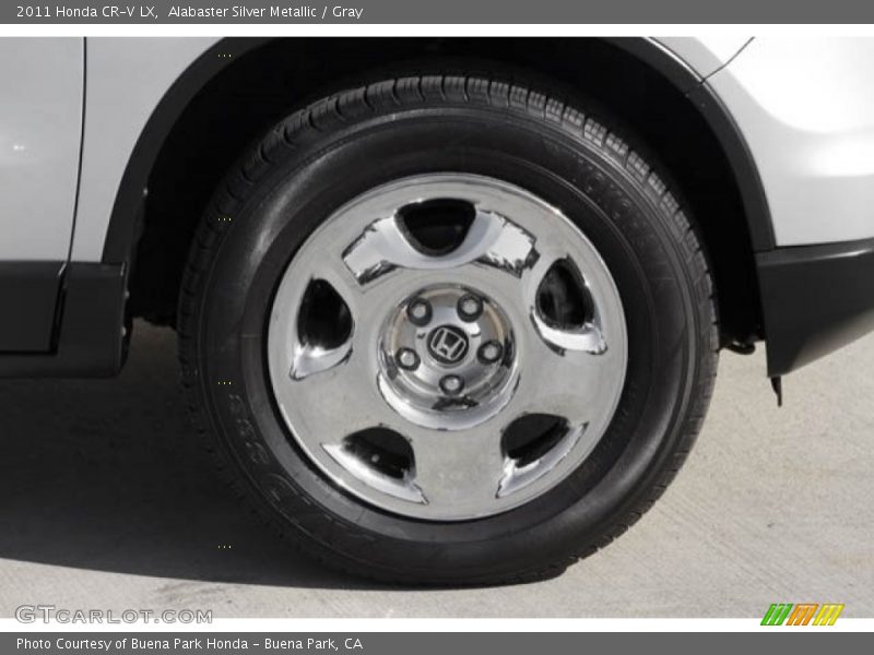 Alabaster Silver Metallic / Gray 2011 Honda CR-V LX