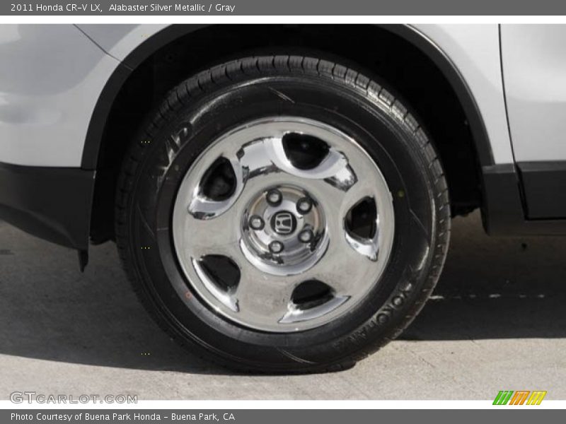 Alabaster Silver Metallic / Gray 2011 Honda CR-V LX