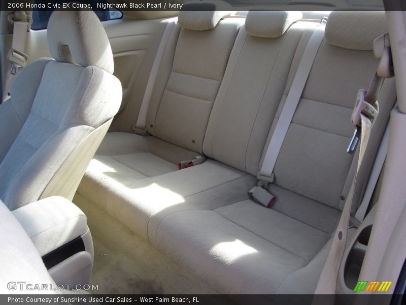 Nighthawk Black Pearl / Ivory 2006 Honda Civic EX Coupe