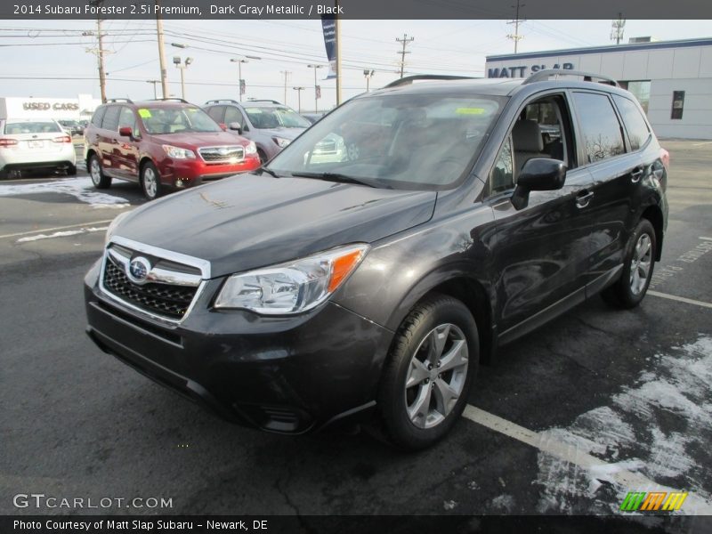 Dark Gray Metallic / Black 2014 Subaru Forester 2.5i Premium