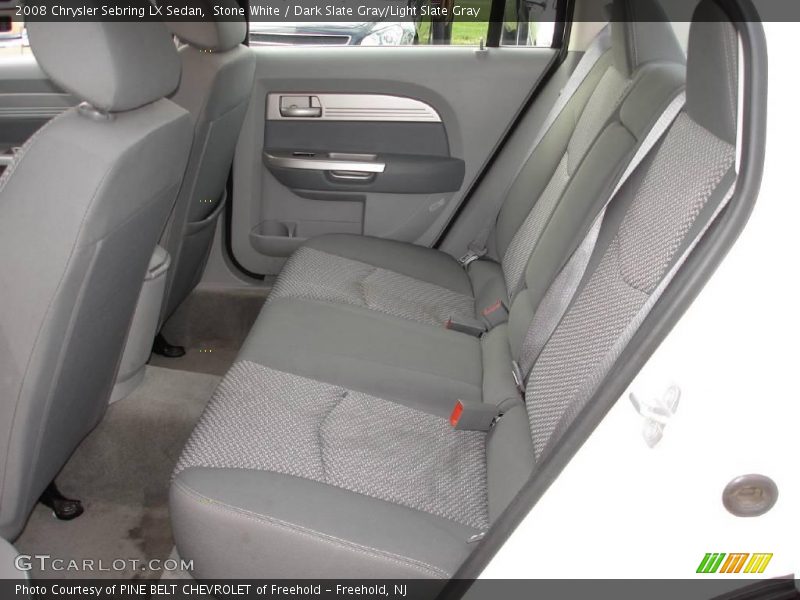 Stone White / Dark Slate Gray/Light Slate Gray 2008 Chrysler Sebring LX Sedan