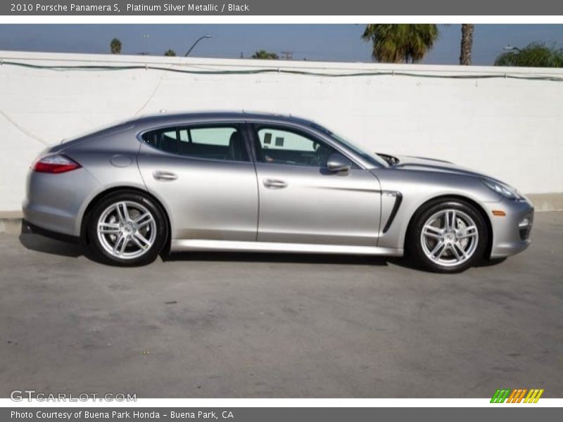 Platinum Silver Metallic / Black 2010 Porsche Panamera S