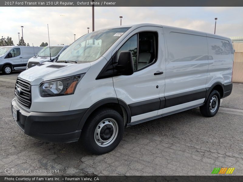 Oxford White / Pewter 2017 Ford Transit Van 150 LR Regular