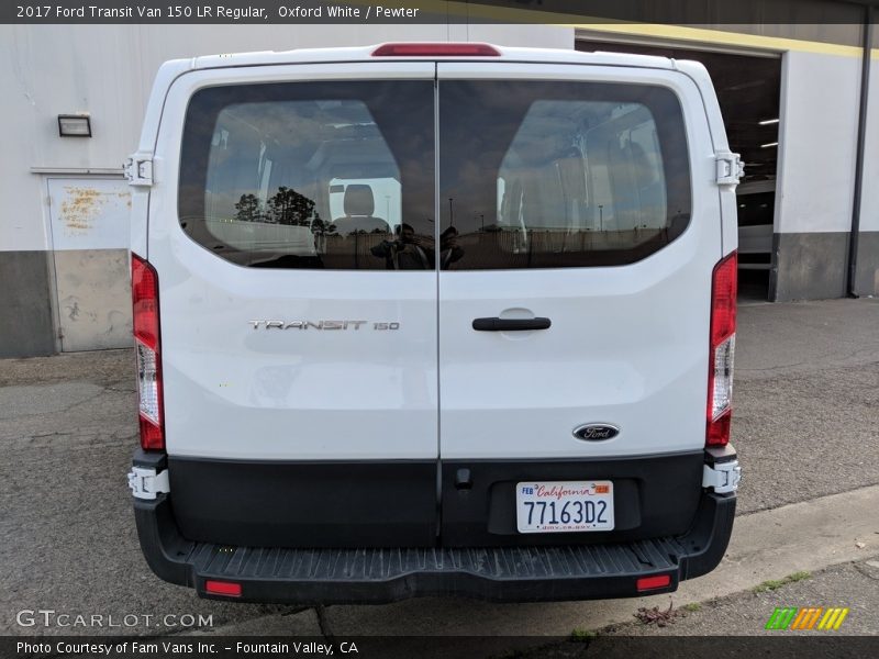 Oxford White / Pewter 2017 Ford Transit Van 150 LR Regular
