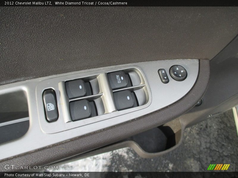 White Diamond Tricoat / Cocoa/Cashmere 2012 Chevrolet Malibu LTZ