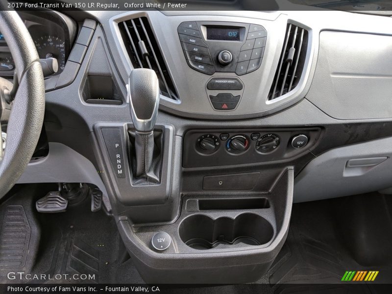 Oxford White / Pewter 2017 Ford Transit Van 150 LR Regular