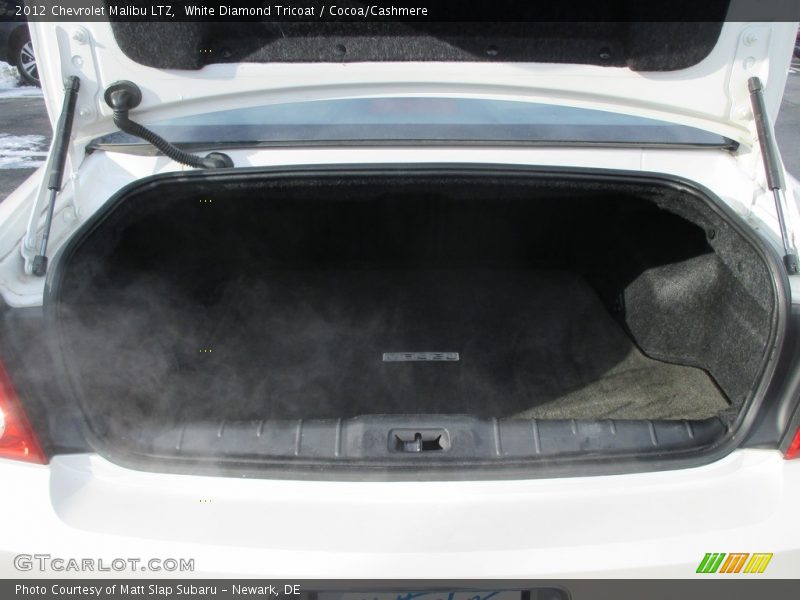 White Diamond Tricoat / Cocoa/Cashmere 2012 Chevrolet Malibu LTZ