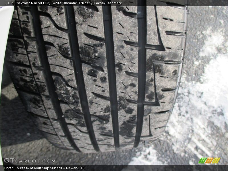 White Diamond Tricoat / Cocoa/Cashmere 2012 Chevrolet Malibu LTZ