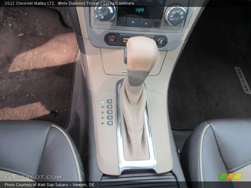 White Diamond Tricoat / Cocoa/Cashmere 2012 Chevrolet Malibu LTZ