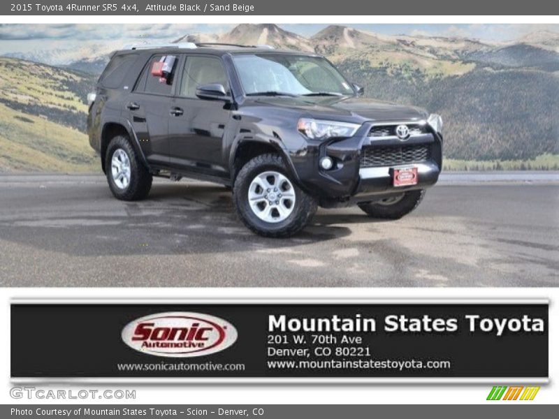Attitude Black / Sand Beige 2015 Toyota 4Runner SR5 4x4