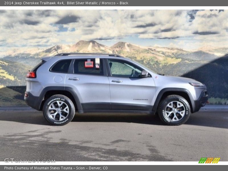 Billet Silver Metallic / Morocco - Black 2014 Jeep Cherokee Trailhawk 4x4