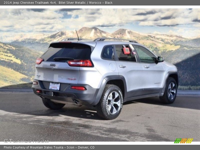 Billet Silver Metallic / Morocco - Black 2014 Jeep Cherokee Trailhawk 4x4
