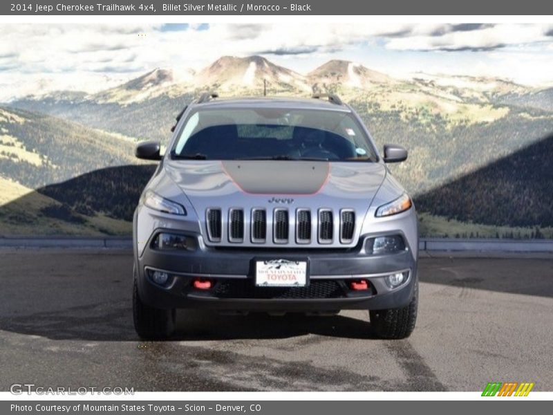 Billet Silver Metallic / Morocco - Black 2014 Jeep Cherokee Trailhawk 4x4