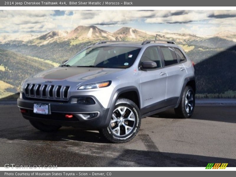Billet Silver Metallic / Morocco - Black 2014 Jeep Cherokee Trailhawk 4x4