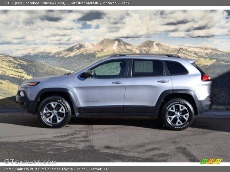 Billet Silver Metallic / Morocco - Black 2014 Jeep Cherokee Trailhawk 4x4
