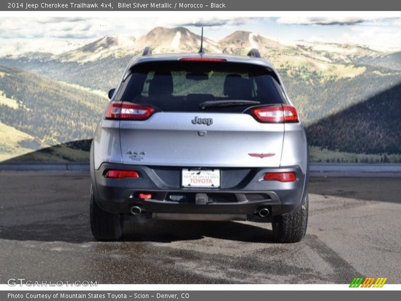 Billet Silver Metallic / Morocco - Black 2014 Jeep Cherokee Trailhawk 4x4