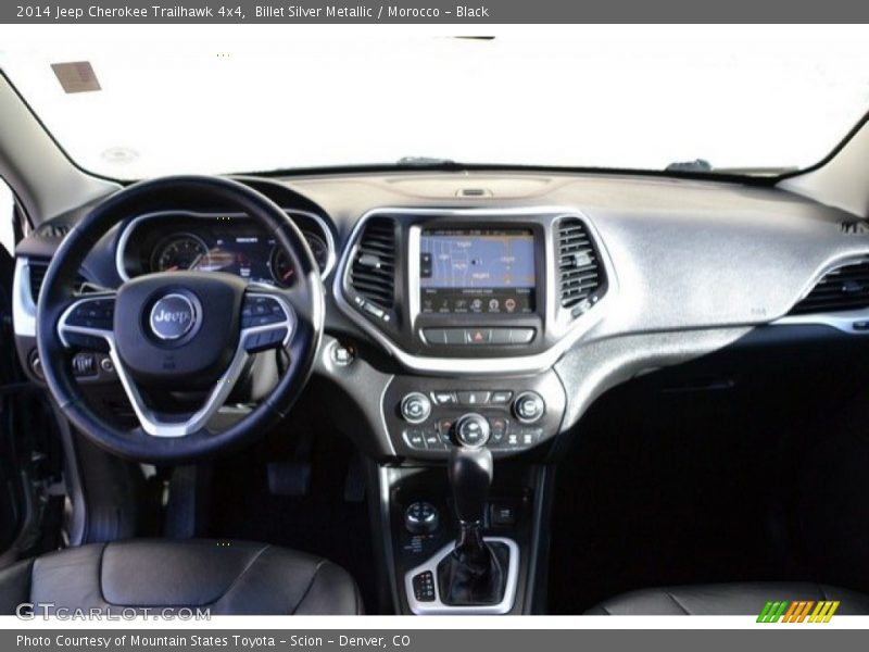 Billet Silver Metallic / Morocco - Black 2014 Jeep Cherokee Trailhawk 4x4