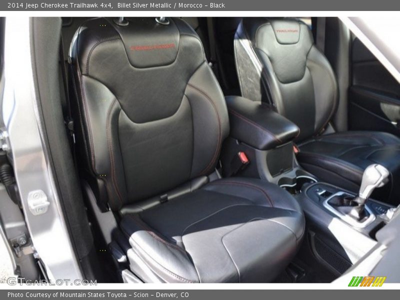 Billet Silver Metallic / Morocco - Black 2014 Jeep Cherokee Trailhawk 4x4