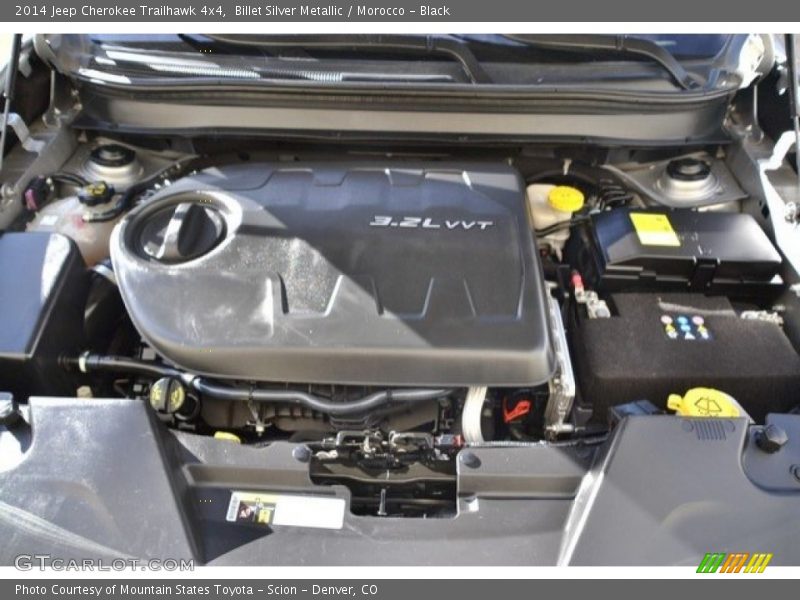 Billet Silver Metallic / Morocco - Black 2014 Jeep Cherokee Trailhawk 4x4