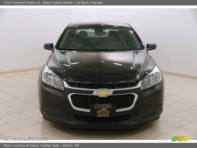Black Granite Metallic / Jet Black/Titanium 2014 Chevrolet Malibu LS
