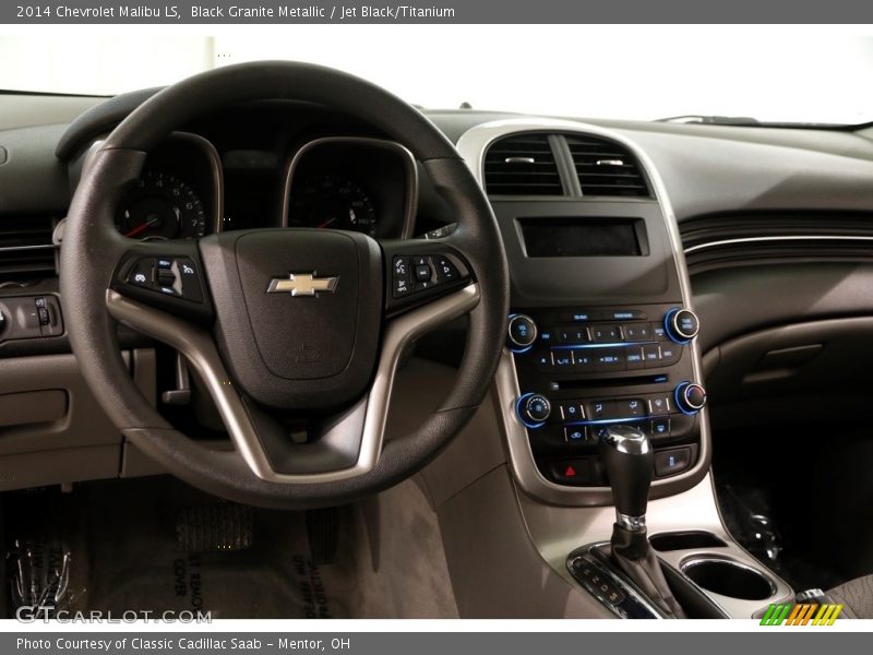 Black Granite Metallic / Jet Black/Titanium 2014 Chevrolet Malibu LS