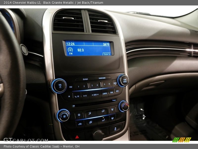 Black Granite Metallic / Jet Black/Titanium 2014 Chevrolet Malibu LS
