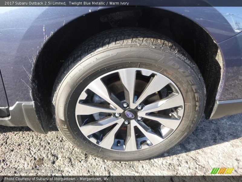 Twilight Blue Metallic / Warm Ivory 2017 Subaru Outback 2.5i Limited