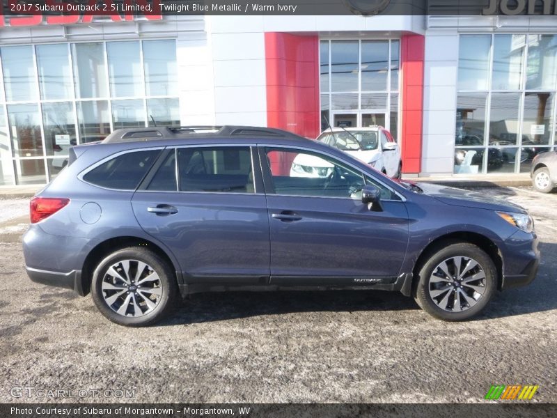 Twilight Blue Metallic / Warm Ivory 2017 Subaru Outback 2.5i Limited