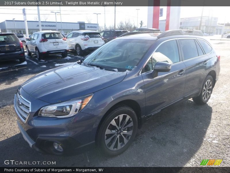 Twilight Blue Metallic / Warm Ivory 2017 Subaru Outback 2.5i Limited