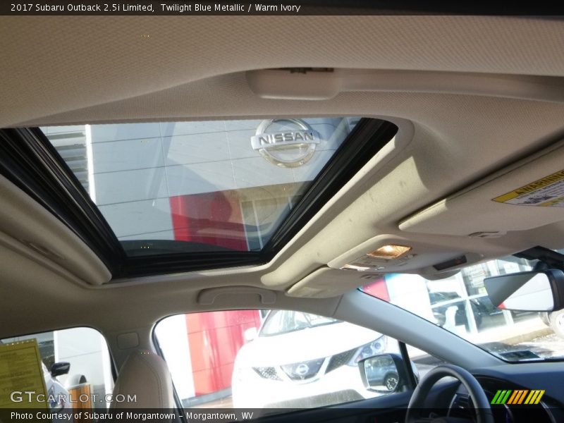 Twilight Blue Metallic / Warm Ivory 2017 Subaru Outback 2.5i Limited