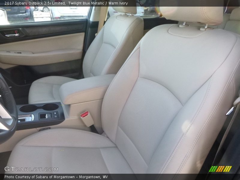 Twilight Blue Metallic / Warm Ivory 2017 Subaru Outback 2.5i Limited