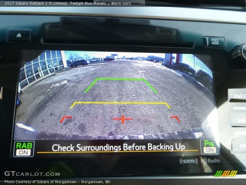 Twilight Blue Metallic / Warm Ivory 2017 Subaru Outback 2.5i Limited