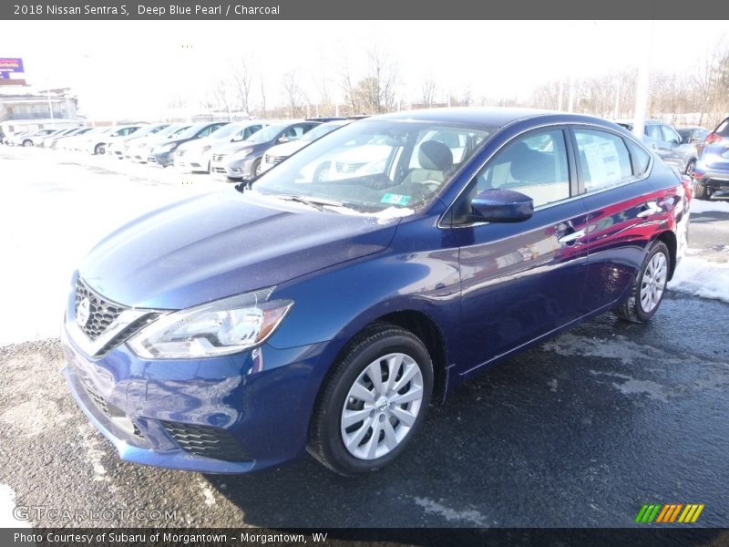 Deep Blue Pearl / Charcoal 2018 Nissan Sentra S