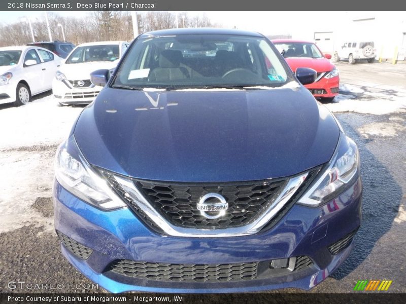 Deep Blue Pearl / Charcoal 2018 Nissan Sentra S
