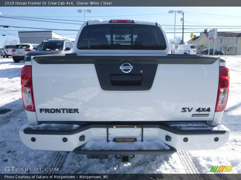 Glacier White / Steel 2018 Nissan Frontier SV Crew Cab 4x4