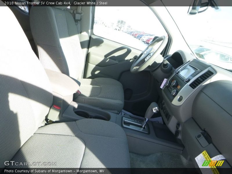 Glacier White / Steel 2018 Nissan Frontier SV Crew Cab 4x4