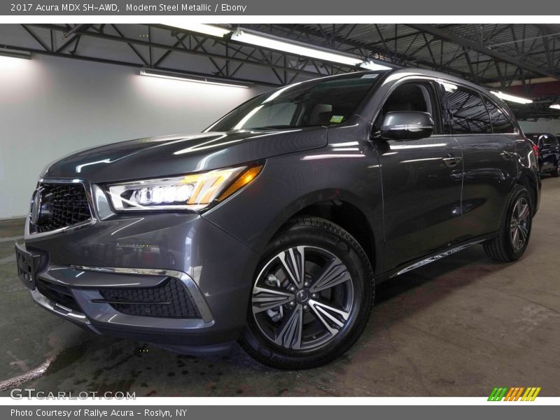 Modern Steel Metallic / Ebony 2017 Acura MDX SH-AWD